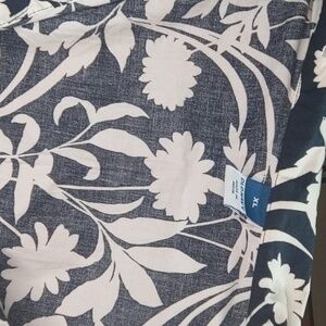 Old Navy-Navy blue & white dress